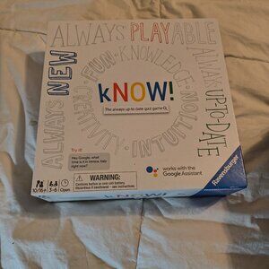 kNOW! The Always Up-to-Date Quiz Game (Ravensburger) - Like New